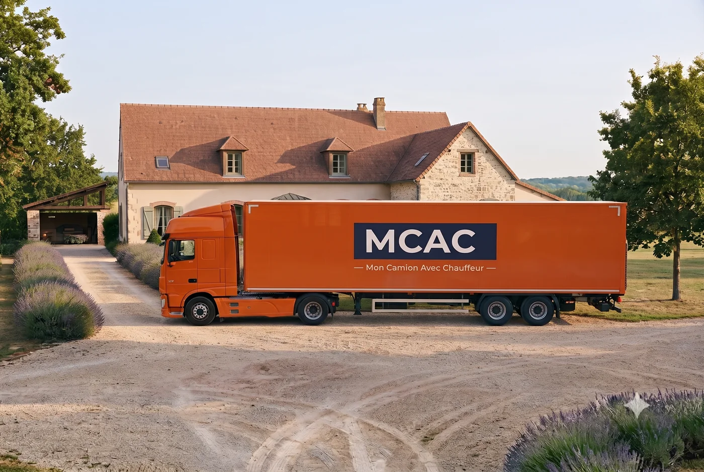 Camion MCAC 92 m&sup3; semi-remorque tr&egrave;s gros volume
